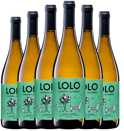 Paco & Lola Lolo Loureiro Albariño Vinho Verde Joven 75 cl Vino blanco (Caja de 6 Botellas de 75 cl)