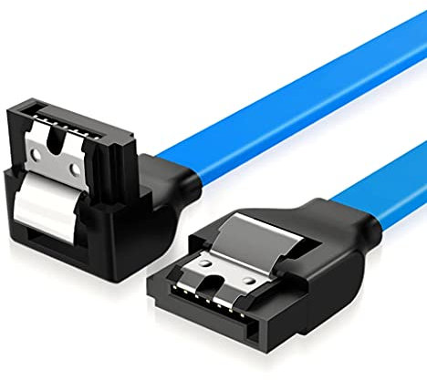 40/50cm Cavo SATA3 6GB/s Cavo dati rigido Canale Dritto 90 Gradi Filo
