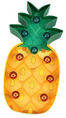 UKCOCO --kerzenlampe Form Ananas Umweltfreundliche Papier-nachtlampe Für Schlafzimmer Kinderzimmer Und Partys Batterien Dekorative Wandlampe