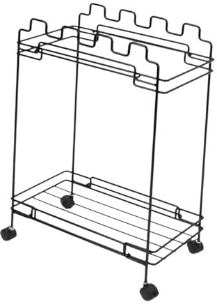 perfk Telaio Porta Sacco della Spazzatura Portatile con Ruote Supporto Multiuso per Sacco per Foglia Supporto per Sacco della Spazzatura per Campeggio Prato