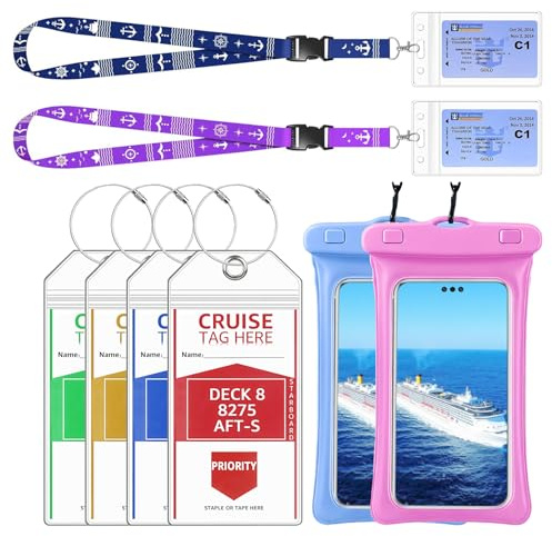 Etiquetas de Equipaje XXL para Cruceros, Porta-Tarjet