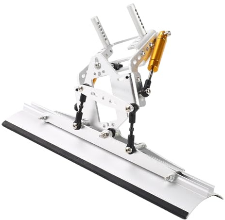 Yctze RC Metal Snow RC Quitanieves de Aluminio Portátil Ligero 1/10 Crawler Metal Snow SCX10 Palas de Nieve