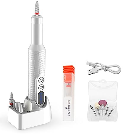 Trapano for unghie senza fili, macchina for manicure elettrica da 18000 giri/min, fresa for tornio for unghie portatile for salone di pedicure for manicure