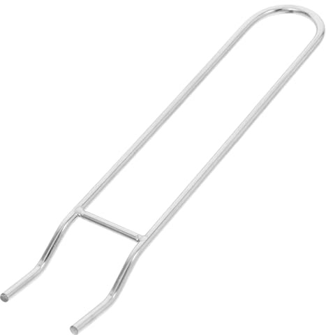 Toyvian Lève-Grille de Barbecue en Acier Inoxydable Argenté, Poignée Anti-brûlure Facile à Nettoyer pour Accessoires Barbecue Extérieur et Grille à Charbon