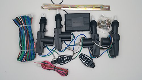 MOTORGUARD 2/4 DOOR UNIVERSAL REMOTE CENTRAL LOCKING FULL FITTING KIT 12 VOLTS