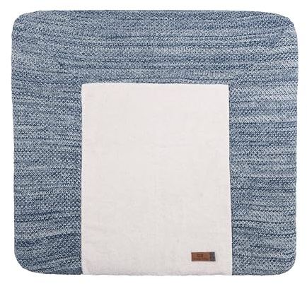 Baby's Only - Wickelauflagenbezug River - Jeans/Grau Melee - 75x85 cm