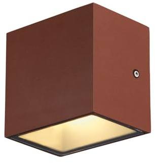 SITRA S WL SINGLE, LED Outdoor Wandaufbauleuchte, rost farbend, CCT switch 3000/4000K