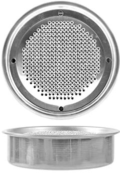 Habi 2544714 Grattugia Tonda Bari, Alluminio, 14 cm