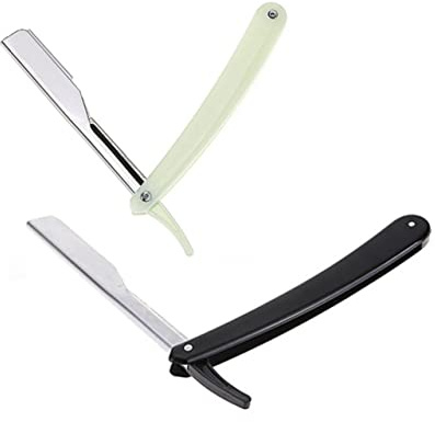Rasoir Manuel Vintage en Métal pour Barbe et Cheveux, 1 Pièce