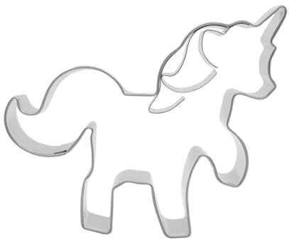Alipis Unicorn Cloud Cookie Cutters Biscuit Cutters Stainless Steel Cartoon Baking Tools Set 3pcs for Fondant Dough Pastry Candy Baking