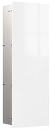 Emco ASIS Pure Schrankmodul mit Glasfront Türanschlag Links, Unterputz Weiß (Hochglanz) 73 cm Unterputz Türanschlag Links