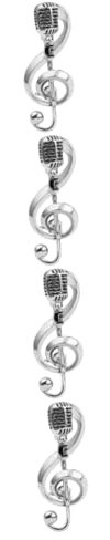 TOGEVAL 4stücke Mikrofon Musik Note Brosche Pin Für Damen Vintage Anstecknadel Für Kleidung Für Hochzeiten Partys Und Besondere Anlässe