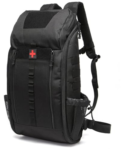 GUJOIN Sac à dos tactique imperméable 40 l Nylon Sac de premiers secours pour la randonnée, le trekking, la chasse, la pêche, le camping et les sports de plein air
