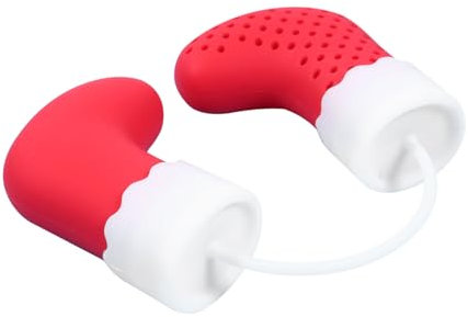 Amosfun Teesieb Teesieb Filter Silikon Tee-ei Weihnachtssocke Für Tasse Und Teebeutel