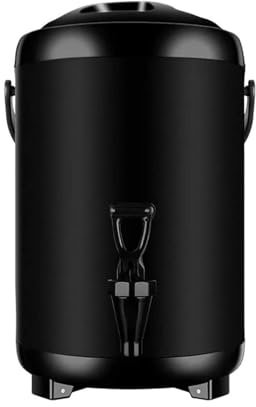 KhUkhu Hervidores Eléctricos, Cafeteras Comerciales, Calentadores De Agua, Dispensadores De Agua Y Bebidas para Mantener Caliente O Fría, Calentadores De Agua Y Bebidas para Bufé,Negro,8L