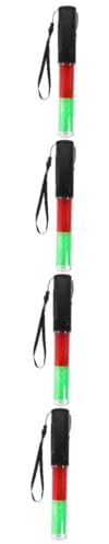 PRETYZOOM 4 Stück Wiederverwendbarer Leuchtstab Mit Haken Led Konzert-Jubelstab Für Fans Heller Signalstab Für Party Camping Veranstaltungen Leuchtstab Für Dekoration