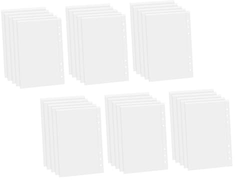 Housoutil 30PCS Transparent Photo Album Inner Page Pockets for Collectors Clear Card Sleeves Refillable Pages Sturdy PP Material Easy Insertion and Portable Storage for Postcards and Photos