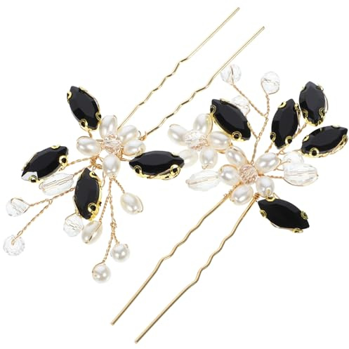 HONITANO Accessoires pour Cheveux Vintage en Alliage de Zinc Perles, Épingles à Cheveux Chinoises pour Femmes, Style Rétro, pour Fête ou Nouvel An