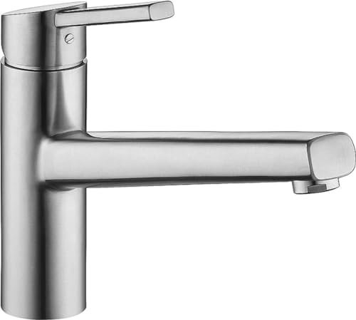Franke Kitchen Sink tap Made of Stainless Steel with Fixed spout Luna E 115.0481.988, Grey