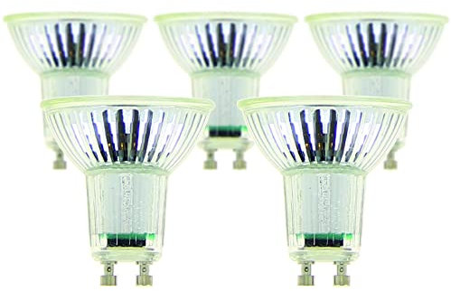 Xanlite Lot De 5 Spot LED Culot GU10 - Éclairage Angle 36° - Ampoule GU10 LED 4,8W Équivalent 50W - Lumière Blanche Chaude - PACK5RCXG50S