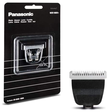 Panasonic WER9620Y1361 Ersatz-Trimmerklinge für Bartschneider ER-GB96 & ER-GB86, japanischer Edelstahl, Haarpflege, Barber-Stil