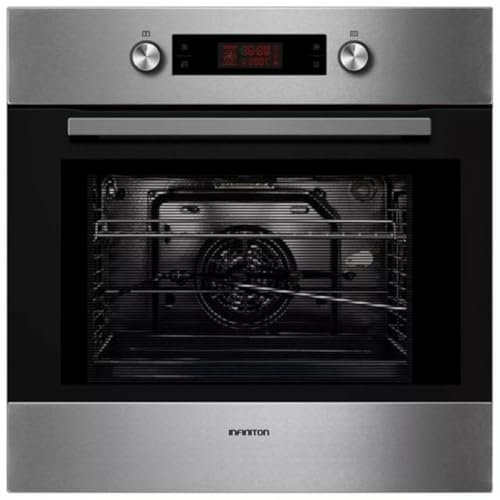 Horno MULTIFUNCION PIROLITICO INFINITON (Horno Pirolitico, 70L, Guia Telescopica, Eléctrico, Integrado, Display LED, 3200W) (Negro)