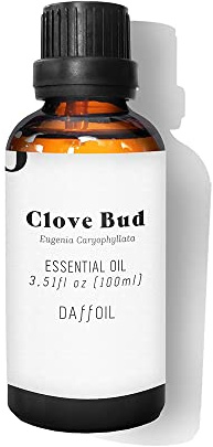 Daffoil Aceite esencial clavo 100ml puro BIO 100% natural ecologico aromaterapia humidificador