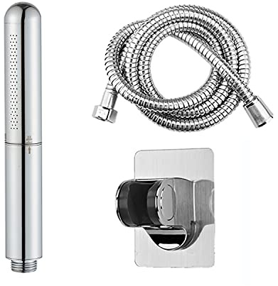 Handheld Shower Head With Extra Long Hose And Wall Mounted Shower Holder Chrome Polished…