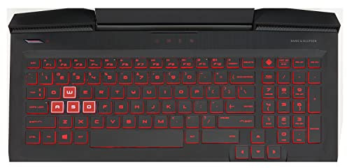 MiNGFi TPU Tastatur Schutz Abdeckung für HP Omen 15-ce(2017) - Transparent
