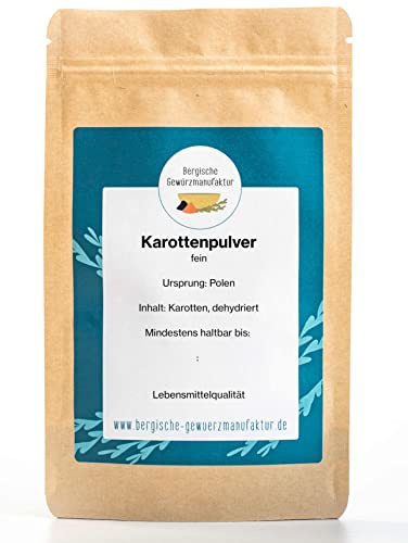 Karottenpulver 250g. 100% Karotten ohne Zusatzstoffe, dehydriert aus Polen