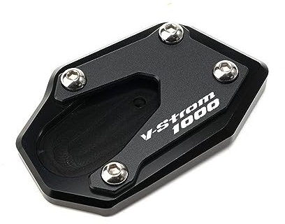 Motorrad Seitenständer Unterlage Für Suzuki Für V-Strom 1000 DL1000 2014-2020 Für V-STROM 1000/XT 2019 2020 2021 Kickstand Fuß Seitenständer Verlängerung Pad Unterstützung Platte(1)