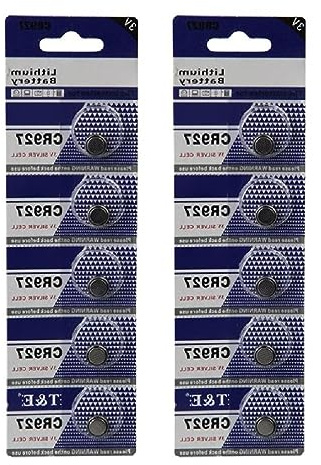 Lot de 5/10 piles bouton CR927 longue durée 3 V pour télécommande de voiture