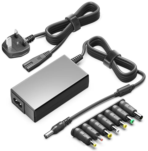 TAIFU Universal 20V Power Supply 20V 3.5A 3A 2.5A 2A 1.5A AC DC Adapter Barrel DC Plug 5.5x2.1mm 7 Tips for Bose Soundbar Sony Polk Yamaha Speaker Theragun Elite Massage Gun MSI Monitor Charger Cable