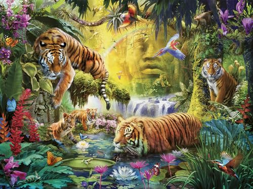 Ravensburger Puzzle Idylle am Wasserloch - 1500 Teile Puzzle für Erwachsene | 1500 Teile Puzzle, Erwachsenenpuzzle, Geschenk für Frauen und Männer