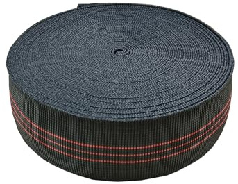 YLM1991 Upholstery Elastic Webbing Stretch Latex Band Elasbelt Chair Couch Material Replacement Stretchy Spring Alternative for Sagging Cushions(2inch,40ft)