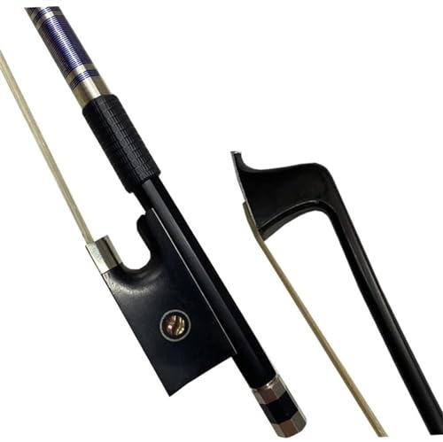 TSTS Geigenbogen voller Größe 5 Stücke Von Blau String Violine Bogen Carbon Faser Violine Bogen Ebenholz Für Violine Für Anfänger Studenten Violine Zubehör (Color : 3/4)