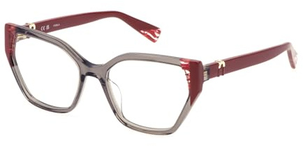 Furla Damen Vfu761v Brillenfassungen auf Rezept, Mehrfarbig (Black Grey Havana), 54/135/18