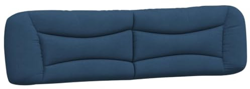 vidaXL Kopfteil-Kissen Hvar Blau 200 cm Stoff