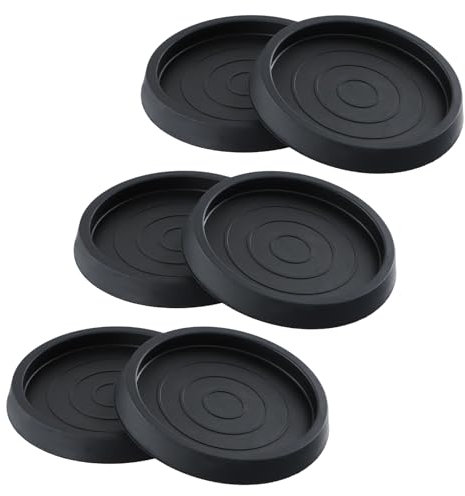 6 pezzi Gomma Tampone Antiscivolo per Mobili, Piedini Gomma Tampone Antiscivolo per Mobili, Feltrini di Gomma Adesivi per Proteggere Pavimento, Tampone Antiscivolo in Gomma per Protezione Pavimento