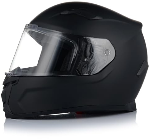 Integralhelm Mopedhelm | VITO Duomo | Motorrad Helm Vollvisierhelm Mopedhelm ECE 22.06 | Motorradhelm Full-Face Helme (XXL (63-64cm))