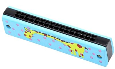 Harmonica Giraffe Style, Harmonica Kids Creative Kindergarten Music Teaching Aids For Beginners To Play Musical Instruments, Wooden Harmonica