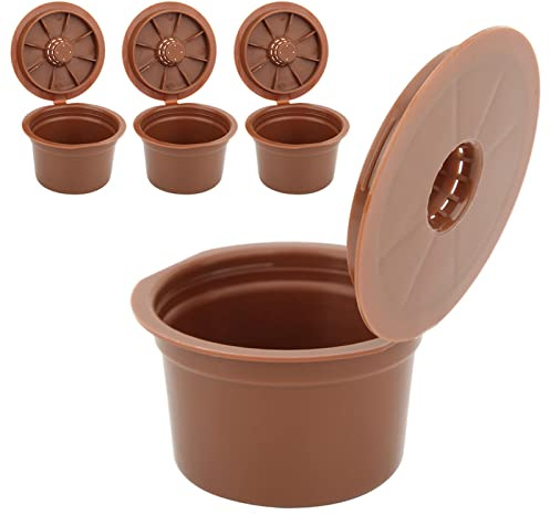 Kaffetillbehör, återanvändbara Kaffefilter 3st återanvändbara med Plastmaterial Kaffebryggare för Kaffe