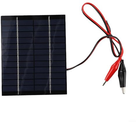 ZiStarlilife Solar Panel 5W 12V Fast Charger DIY Battery Outdoor Charging Board, High Efficiency, Waterproof Portable Energy Saver, For Garden Lights Gadgets