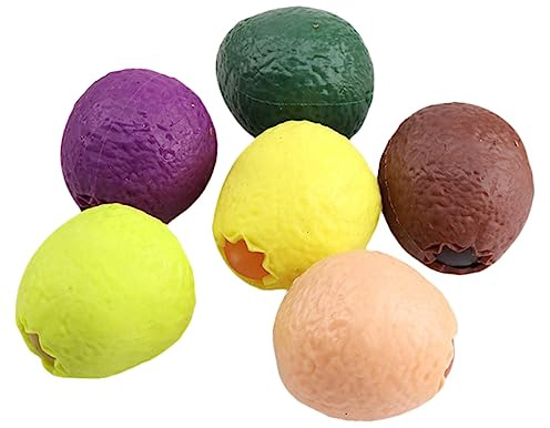 FUNNETOYU Stressabbau Spielzeug Dinosaurier Eier Quetschball 6 Stück Badespielzeug Aus Trr Material Langlebig Und Formstabil Für Kinder Und Erwachsene