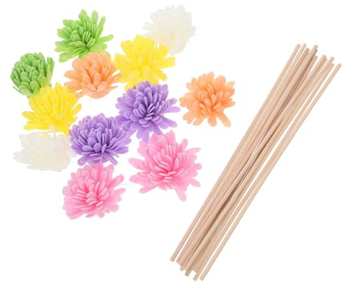 Ipetboom Pe Decorativi e Portatili per Diffusore di Oli Essenziali in Rattan Uso Versatile 12 Bastoncini Design Elegante e Naturale Profumatore per Casa e Altri Spazi