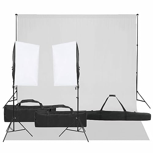 Juroupi Kit per Studio Fotografico con Set di Luci e Fondale,Studio Foto,Fotografia,Illuminazione e Studio,Luci e Flash da studio-3094740