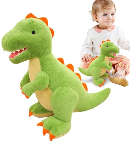 Rrlihjgu Dinosaurier-Spielzeug aus Plüsch – weich und niedlich, Zubehör für Geburtstag, Ostern, Geschenk für Abenteuer