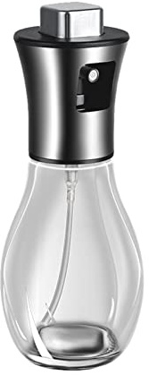 Pulverizador de aceite de oliva de 200 ml, botella pulverizadora, dispensador de aceite recargable para cocinar, barbacoa, ensalada, hornear, asar, asar a la parrilla, botella de spray para el cabello