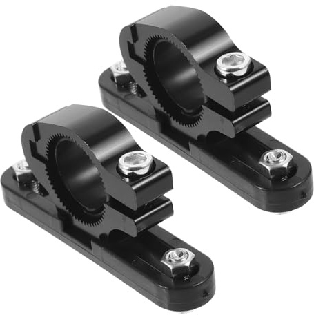 BESTonZON 2Pcs Bike Handlebar Bottle Holder Mount Adapter Water Bottle Cage Clamp for Seat Post and Motorcycle Bumper Compatible with Mountain Road and Electric Bikes Durable