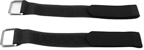 HOSEONFN for Accessories, Fastening Straps, Nylon Material, 20x200mm Size, Adjustable Elastic, Organizer Belt, Secure Fixed Hold, Multipurpose Use (Black)